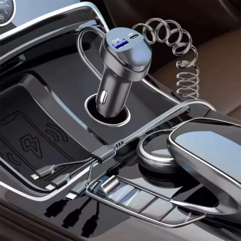 Caricabatteria accendisigari universale da auto 3IN1 12/24V 3.1A - ambraled