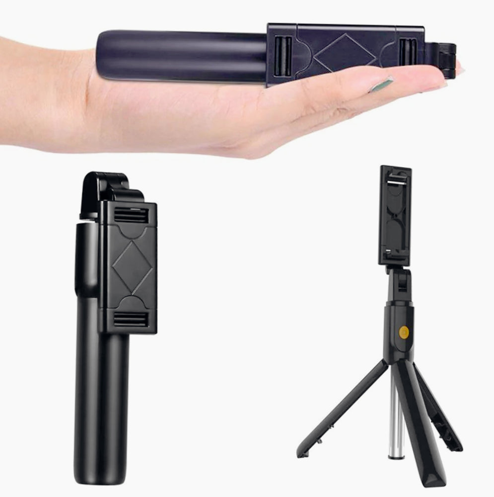 Bastone selfie telescopico – Bluetooth + telecomando wireless - ambraled