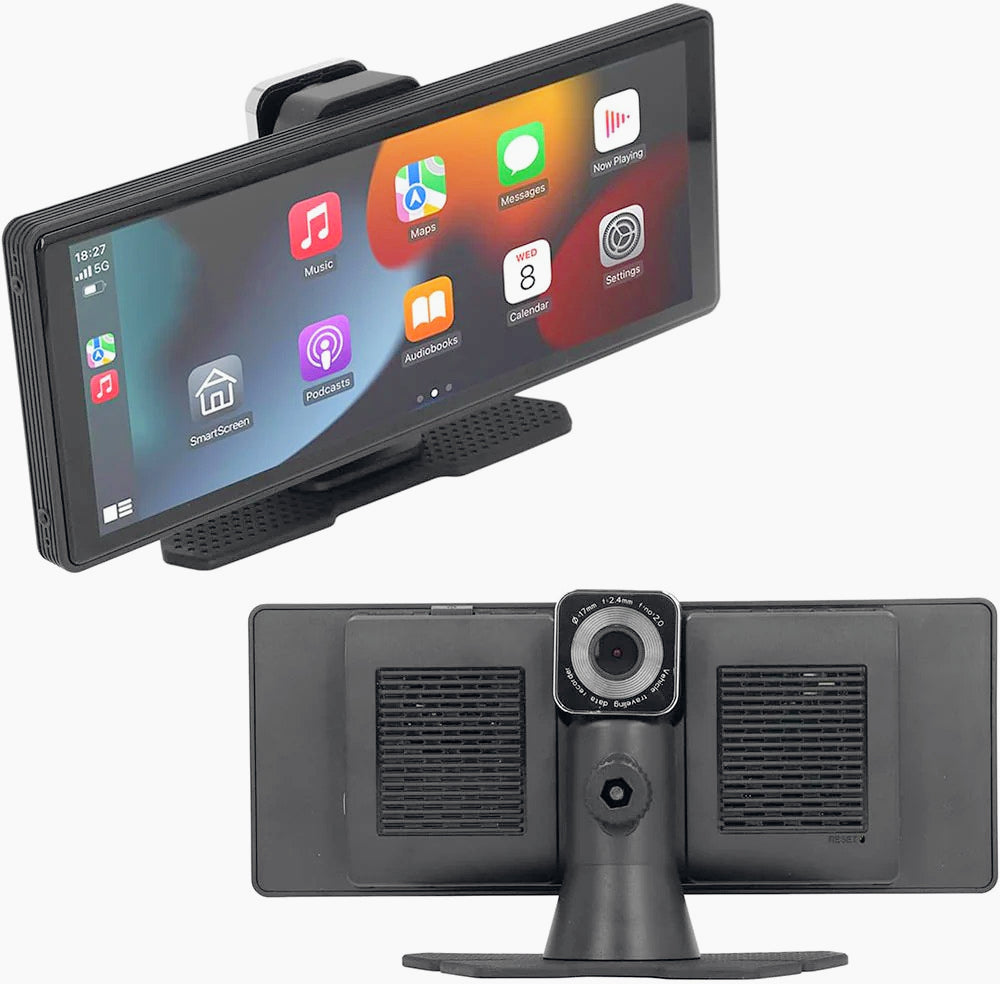 Monitor 10,26" 3IN1 – CarPlay dashcam + telecamera retromarcia - ambraled