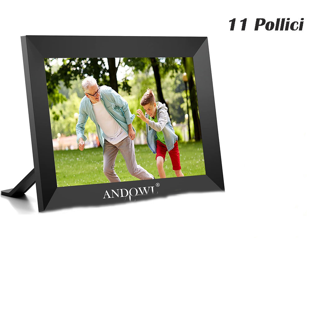 Cornice digitale Wi-Fi HD 11”-16” – touch, audio e rotazione auto - ambraled