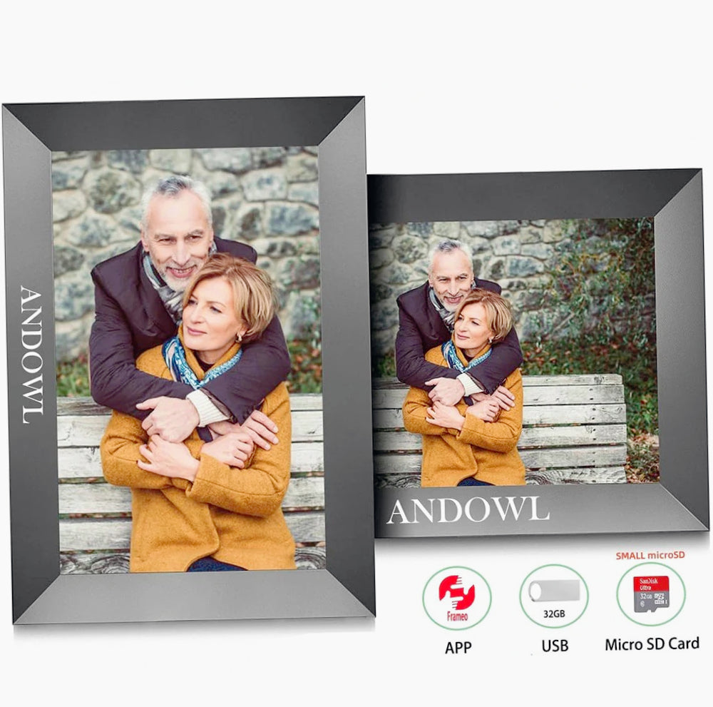 Cornice digitale Wi-Fi HD 11”-16” – touch, audio e rotazione auto - ambraled