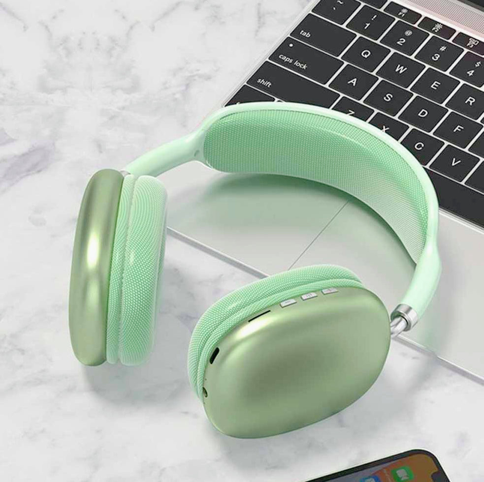 Cuffia Bluetooth ricaricabile – microfono, scheda TF per PC & smartphone - ambraled