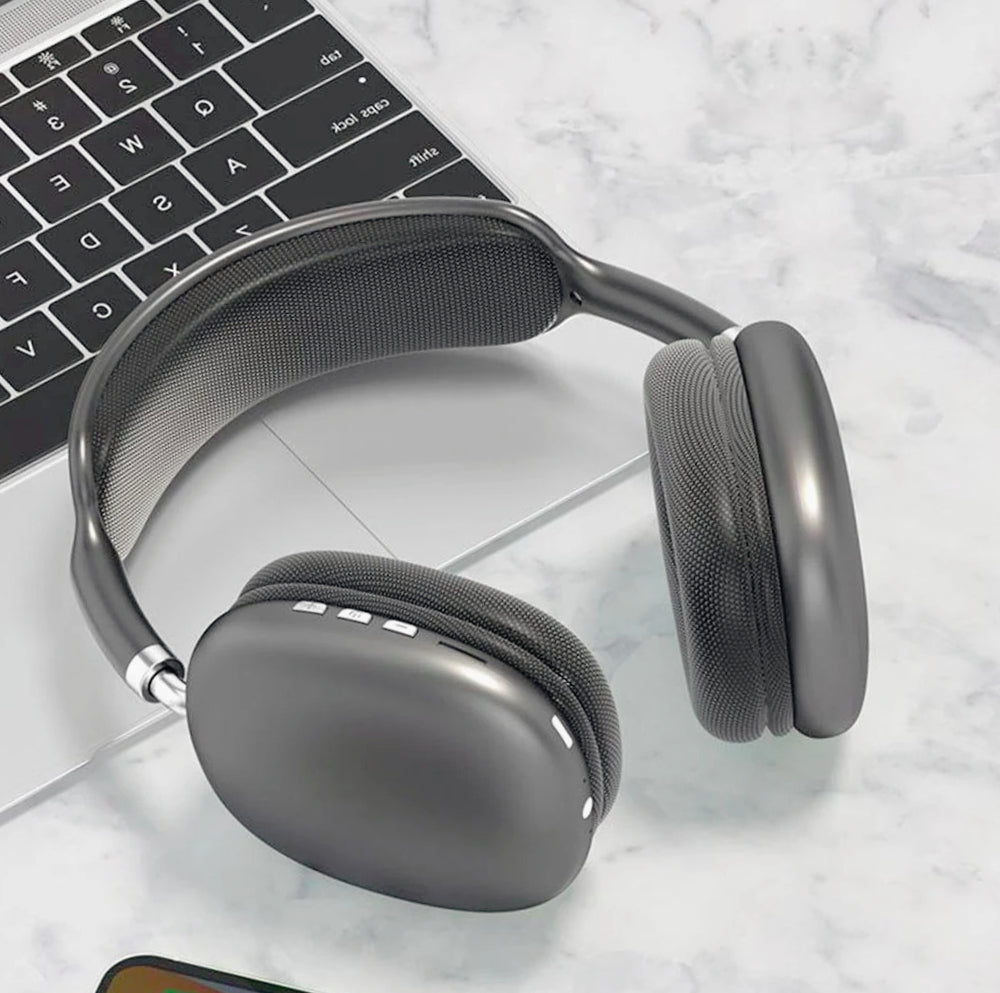 Cuffia Bluetooth ricaricabile – microfono, scheda TF per PC & smartphone - ambraled