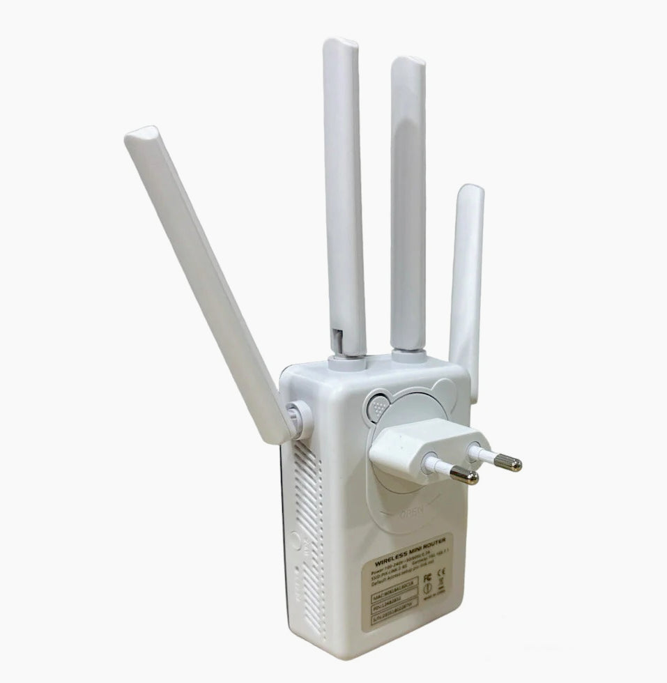 Extender WiFi 2.4G – 4 antenne 300Mbps amplificatore segnale - ambraled
