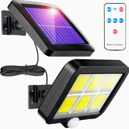Faro solare 6LED – pannello sensore movimento IP67 - ambraled
