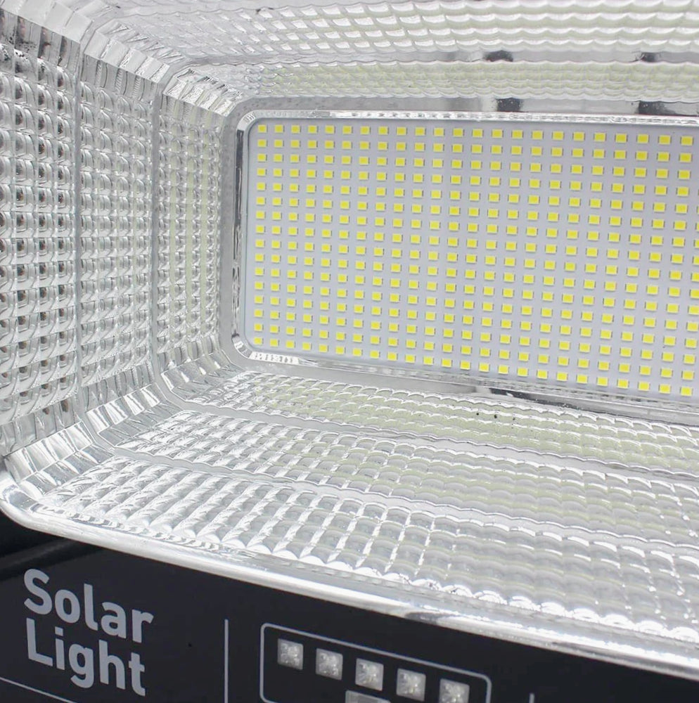 Faro solare LED 100W – sensore crepuscolare TOP IP66 - ambraled