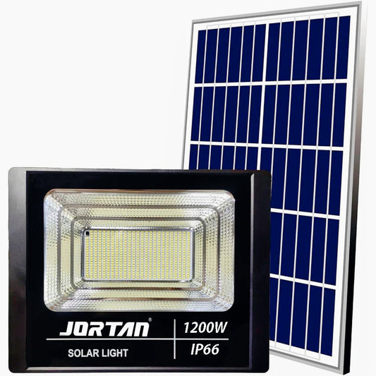 Faro solare LED 1200W – sensore crepuscolare 6500K IP66 - ambraled