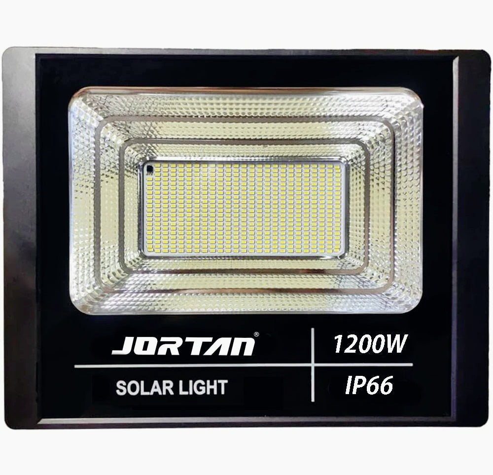 Faro solare LED 1200W – sensore crepuscolare 6500K IP66 - ambraled