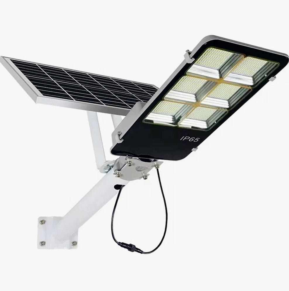 Faro solare LED 400W – telecomando staffa 6500K IP66 - ambraled