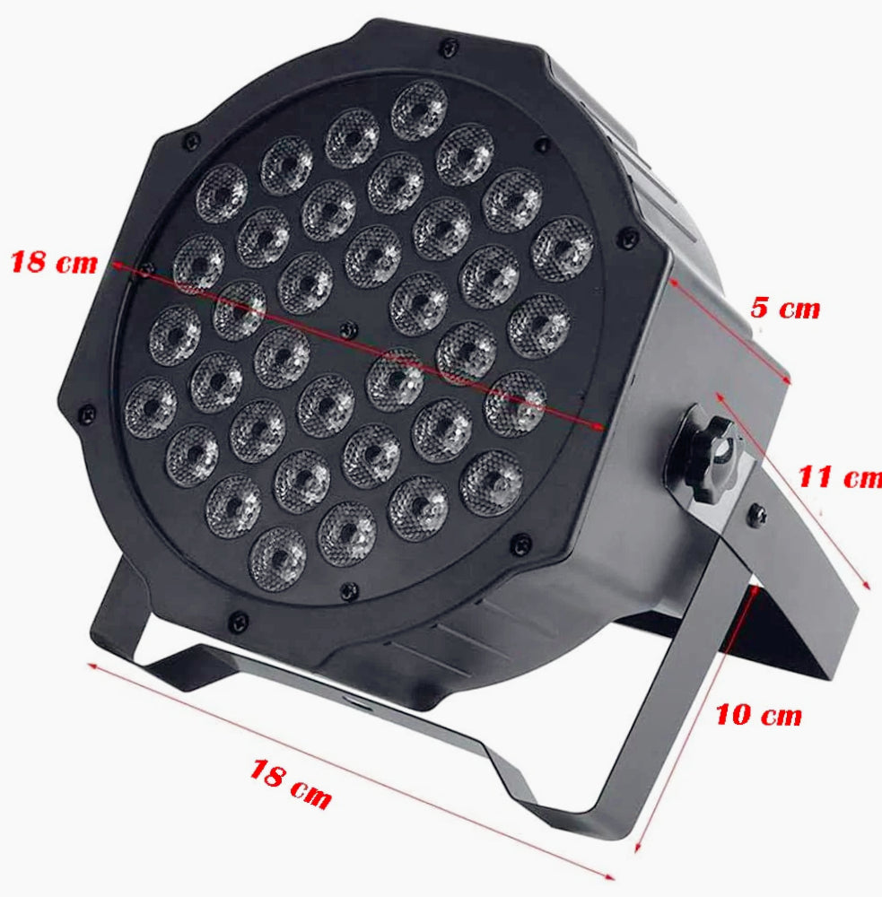 Lampada stroboscopica RGB 36 LED – 36W, luce strobo, 7 modalità - ambraled