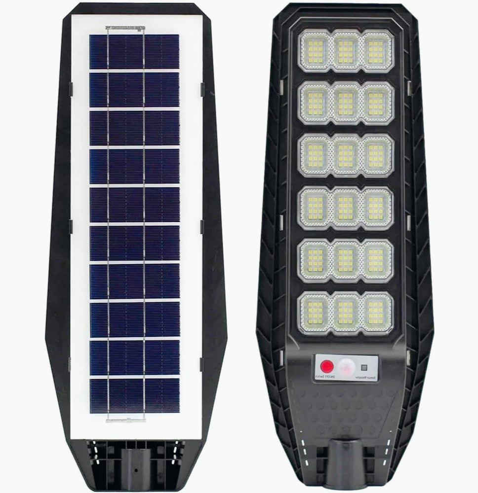 Faro solare LED 216LED – 400W sensore crepuscolare - ambraled