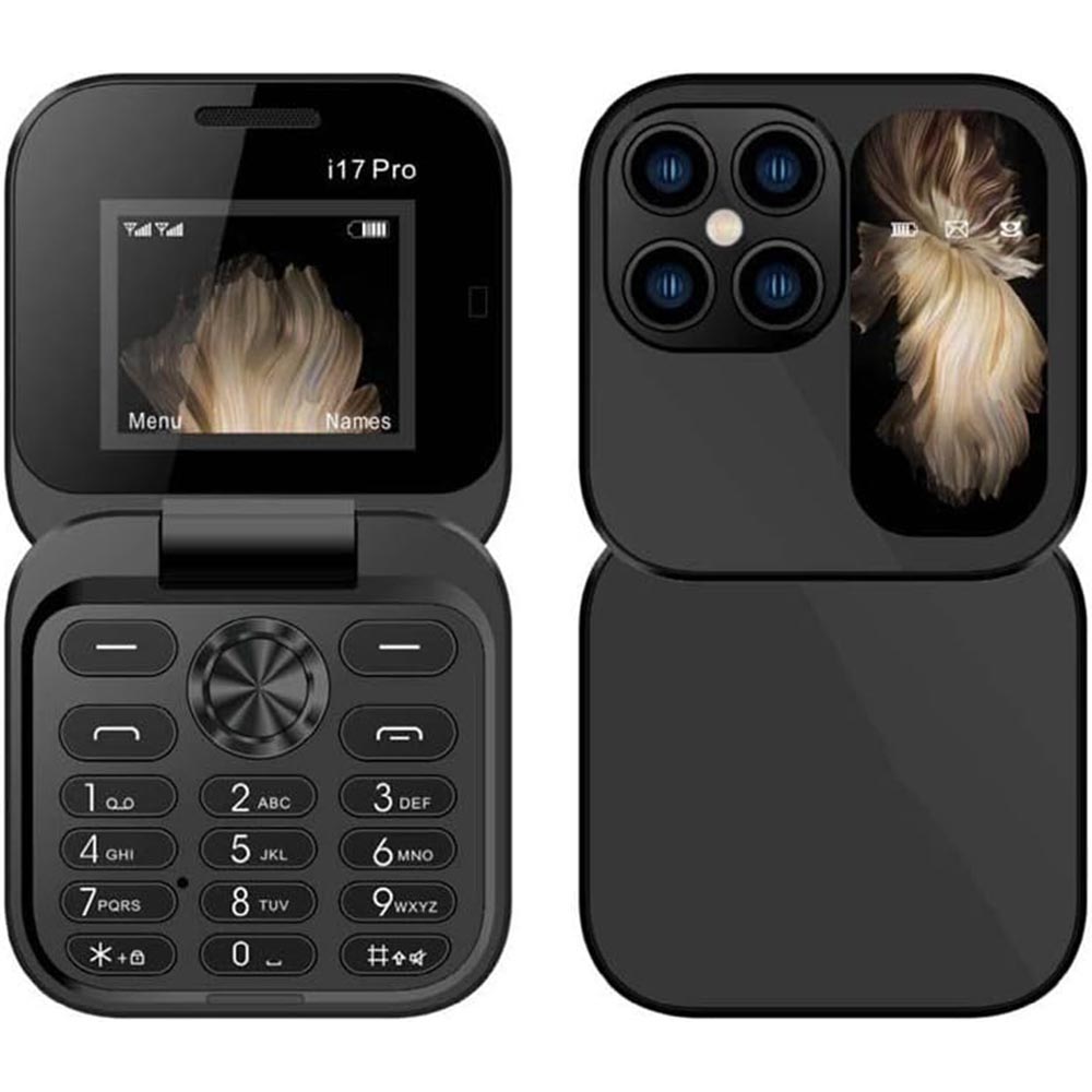 Cellulare pieghevole mini – Dual SIM, HD, display 1,77” - ambraled