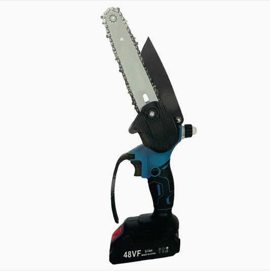 Motosega elettrica 48V – 2 batterie 8" lama + oliatore - ambraled