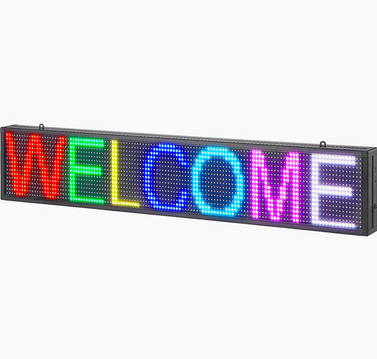 Tabella luminosa LED RGB – scritta personalizzabile Wi-Fi - ambraled