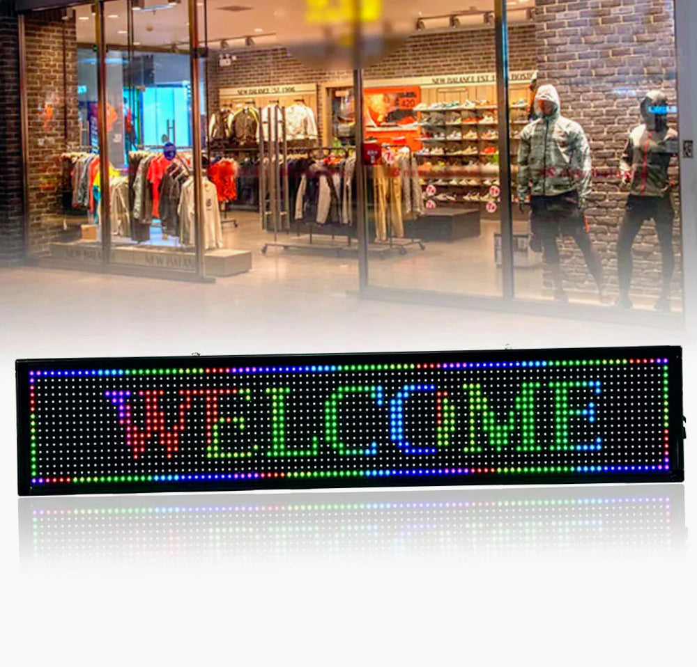 Tabella luminosa LED RGB – scritta personalizzabile Wi-Fi - ambraled