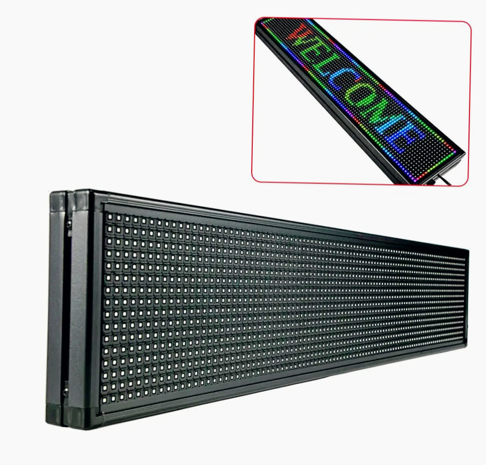 Tabella luminosa LED RGB – scritta personalizzabile Wi-Fi - ambraled