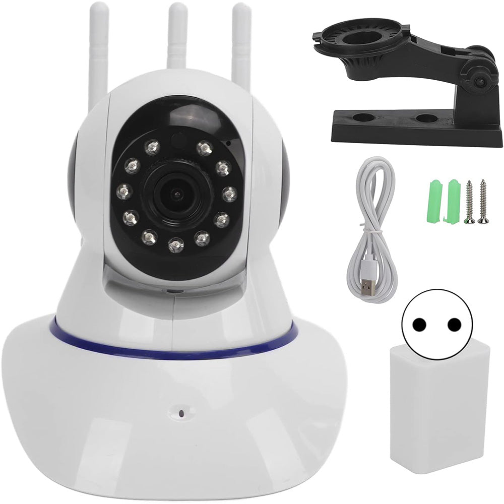 Telecamera motorizzata WI-FI hd 720p 3 antenne o lan rj45 audio - ambraled