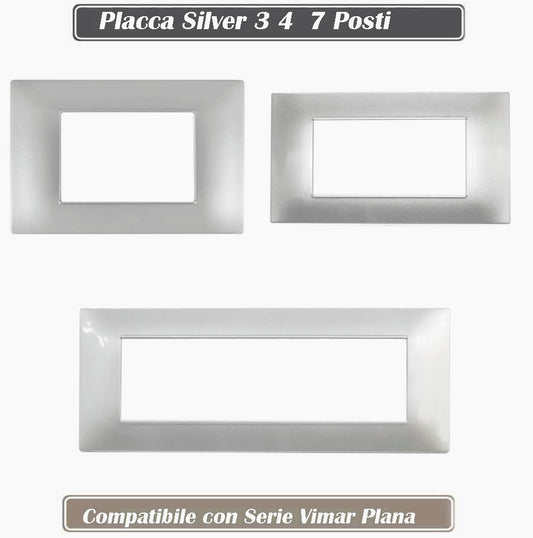 Cuscino divano silver 3-4-7 posti, compatibile Vimar Plana