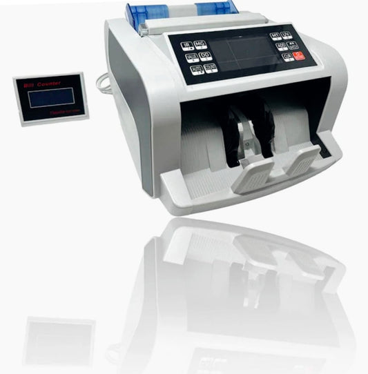 Contabanconote 2 display – Macchina conta soldi con rilevatore - ambraled