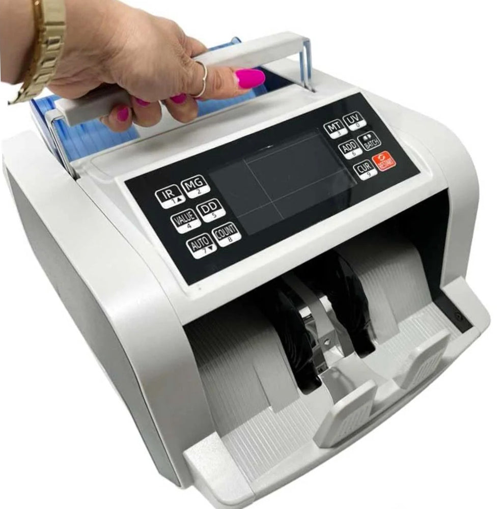 Contabanconote 2 display – Macchina conta soldi con rilevatore - ambraled