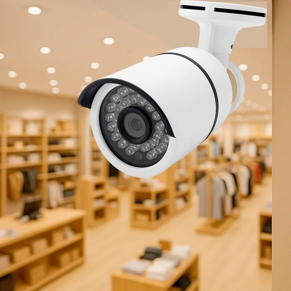 Telecamera bullet AHD 5MPX 1080P con lente 2,8mm e 36 IR - Sorveglianza esterna ad alta definizione