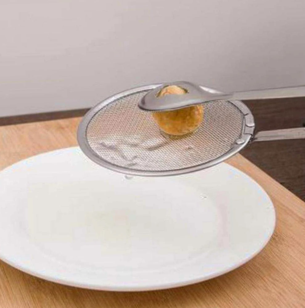 Pinza con colino per scolare frittura – Utensile da cucina multifunzione pinzetta-colino