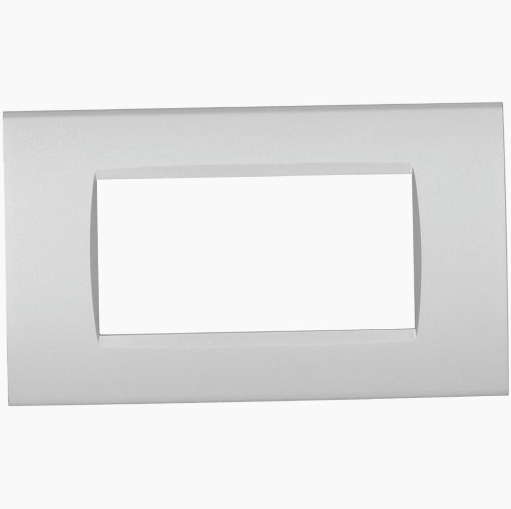 Placchetta Argento da 3 a 7 Posti – Compatibile con Living Light Cassetta 503