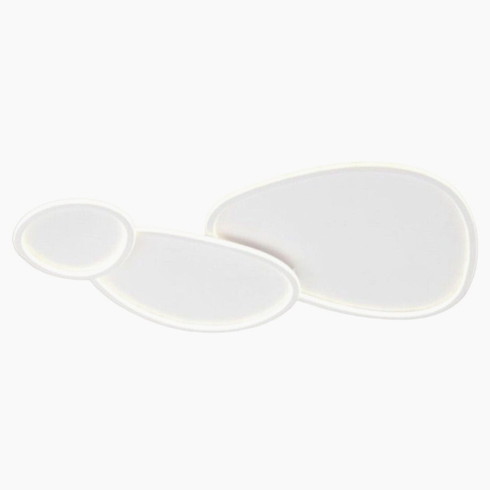 Plafoniera LED 100W - Tre Ovali con Tripla Colorazione di Luce (CCT: 6500K / 4000K / 3000K)