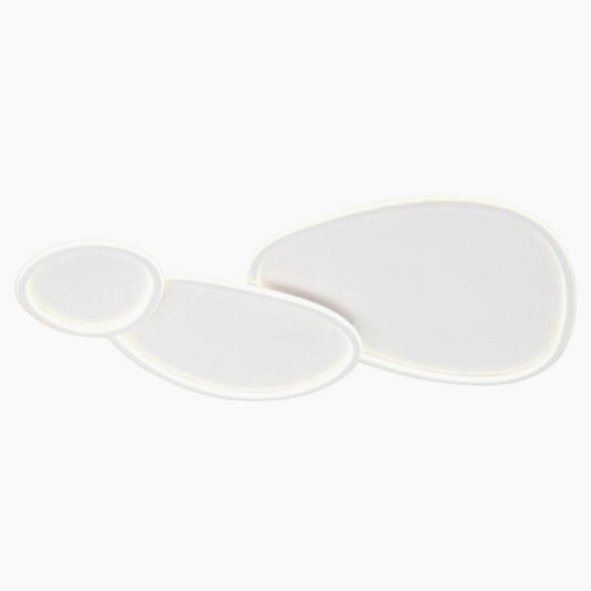 Plafoniera LED 100W - Tre Ovali con Tripla Colorazione di Luce (CCT: 6500K / 4000K / 3000K)