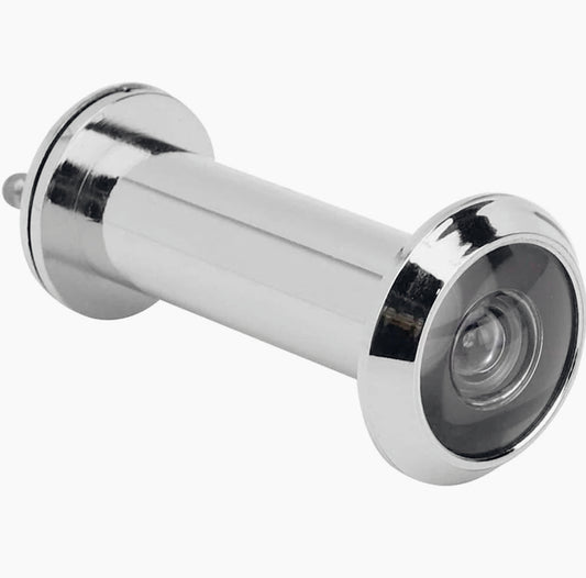 Spioncino grandangolare 35-55 mm – Con coperchio e occhiello per porte