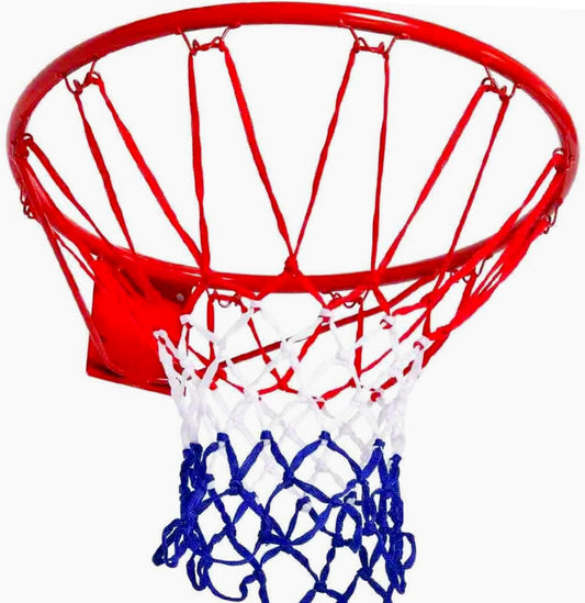 Canestro basket muro 45cm in metallo – rete nylon - ambraled