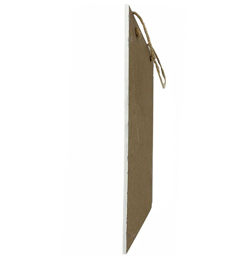 Cartello "Lancia Antincendio" legno 20x30cm con corda - ambraled