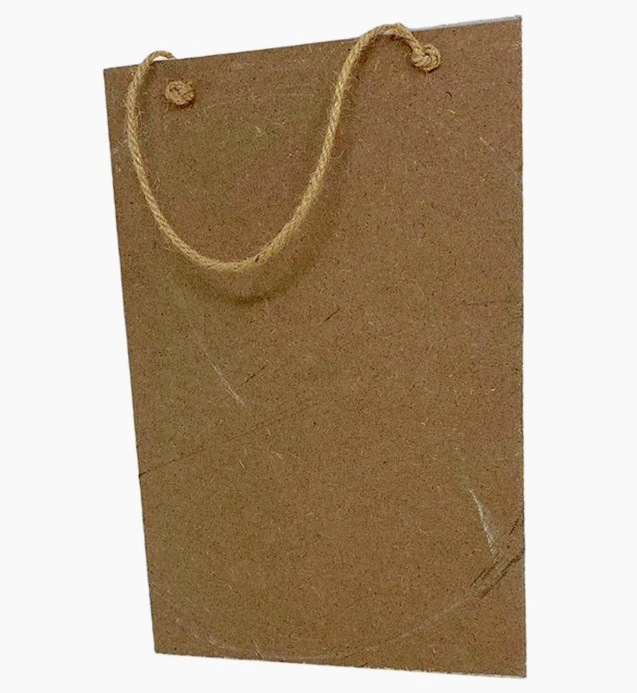 Cartello "Noi Non Entriamo" in legno 20x30cm con corda - ambraled