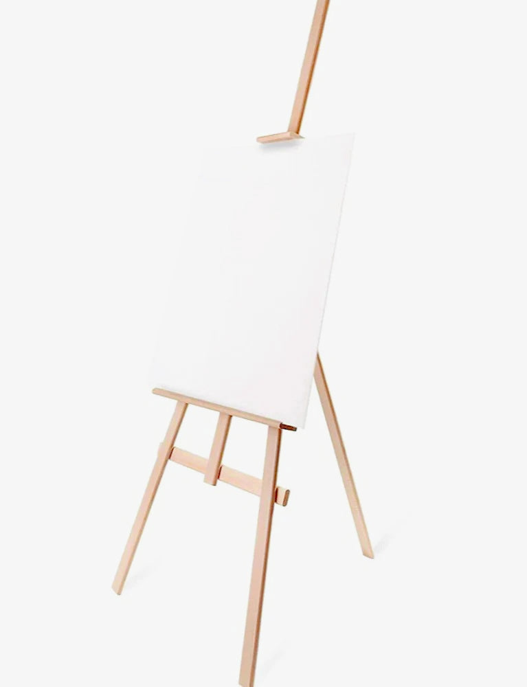 Cavalletto da pittura legno 165cm – inclinabile per tele e foto - ambraled