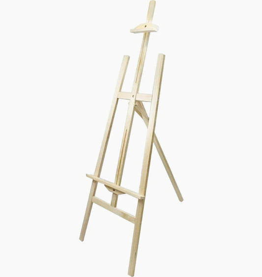Cavalletto pittorico legno 70cm – inclinabile per tele e foto - ambraled
