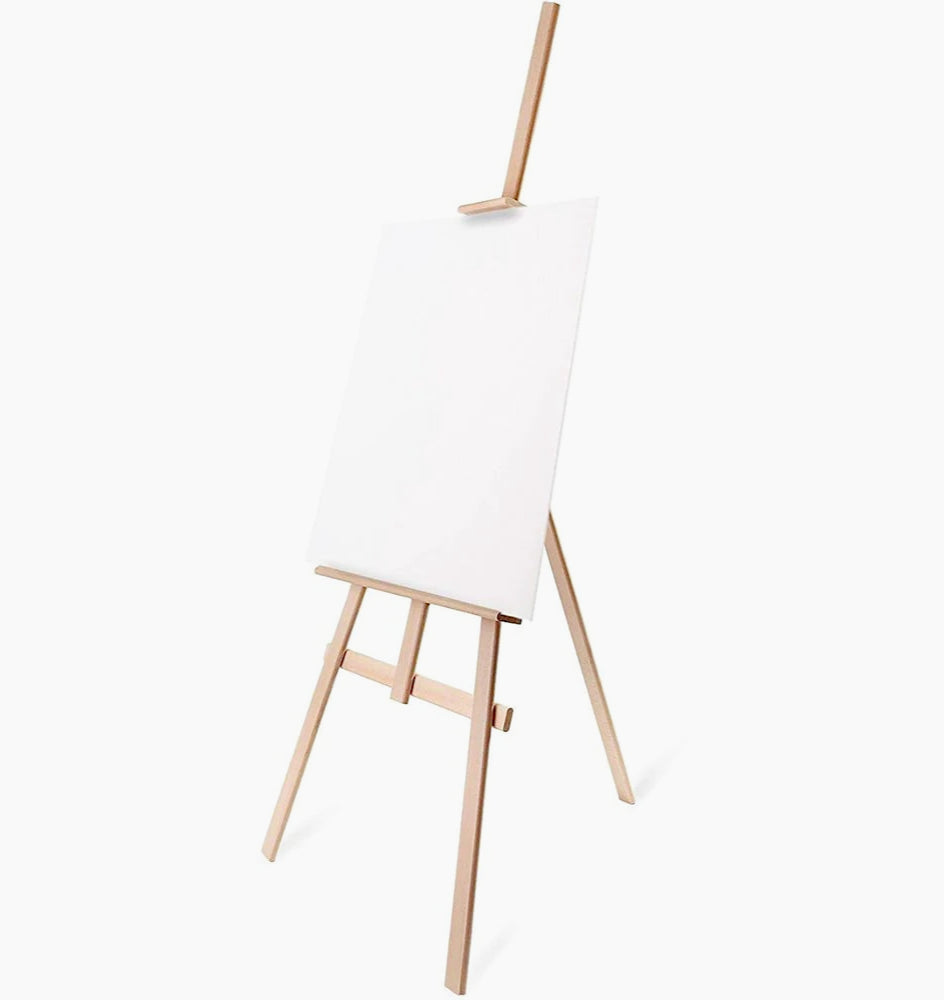 Cavalletto pittorico legno 70cm – inclinabile per tele e foto - ambraled