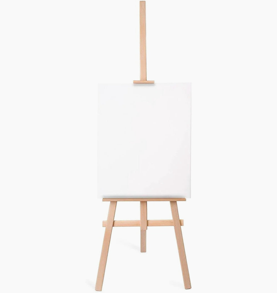 Cavalletto pittorico legno 70cm – inclinabile per tele e foto - ambraled