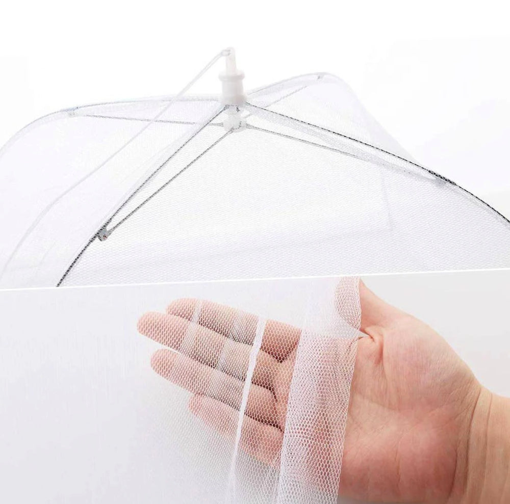 Set 4 ombrellini coprivivande richiudibili Ø 60 cm per alimenti - ambraled
