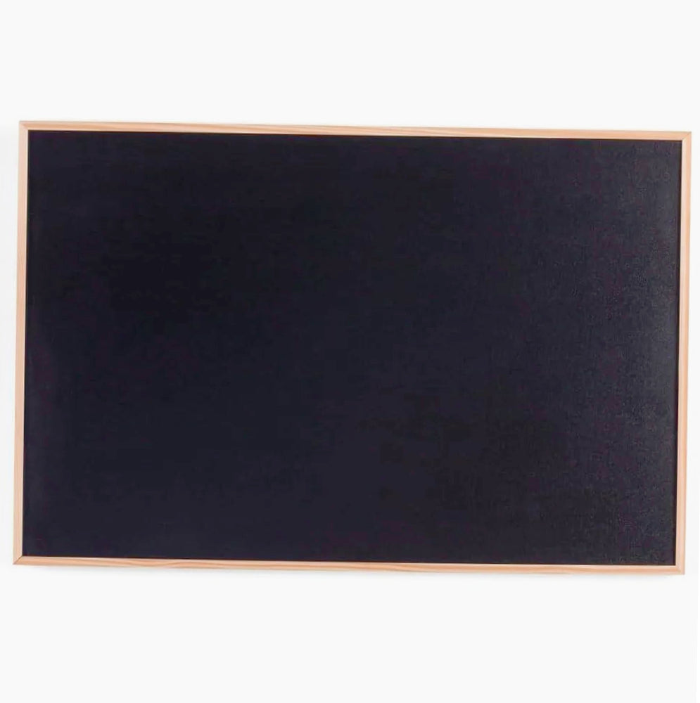 Lavagna con cornice in legno 60x90 cm – Scrivibile a gesso - ambraled