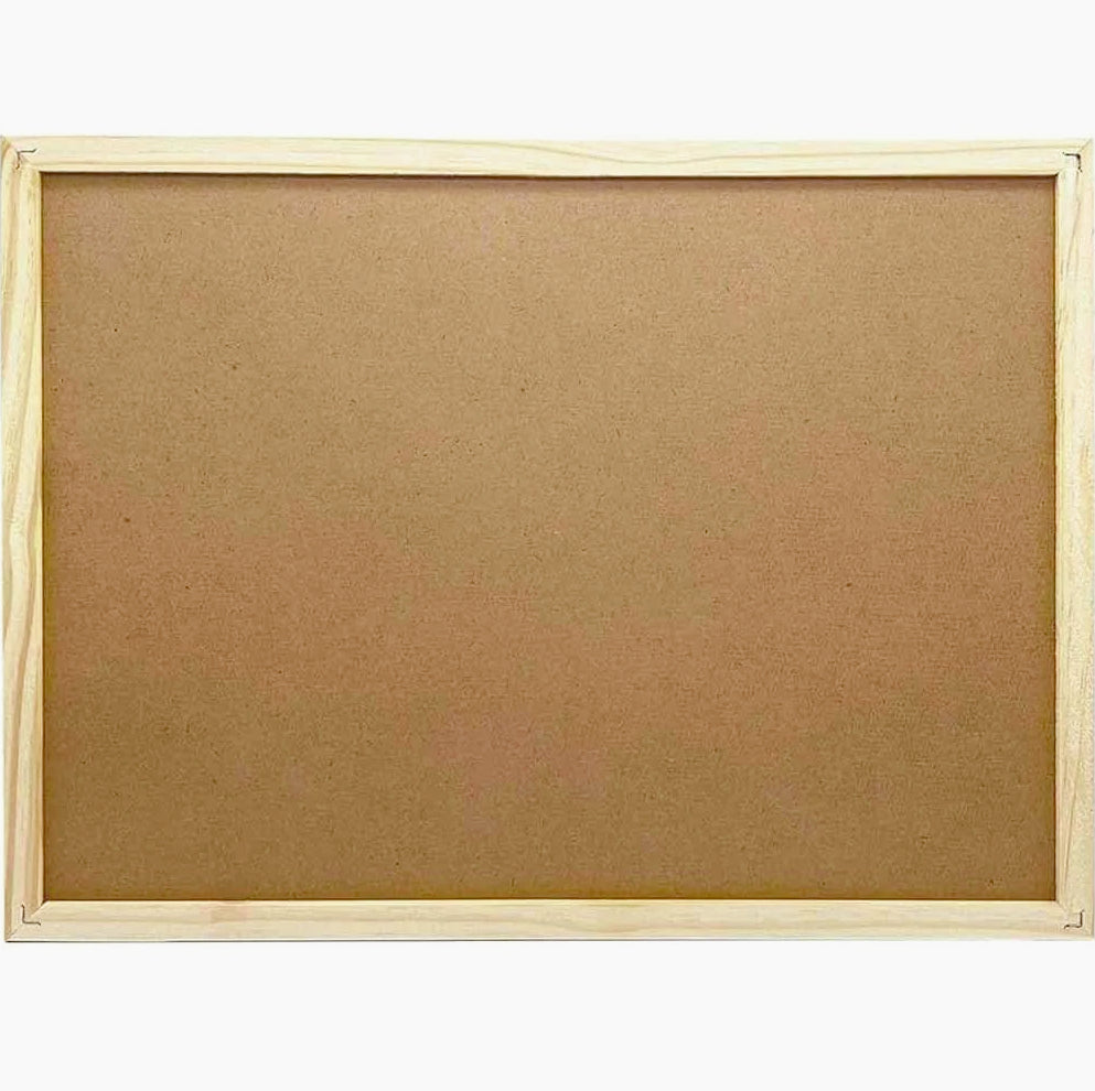 Lavagna con cornice in legno 60x90 cm – Scrivibile a gesso - ambraled