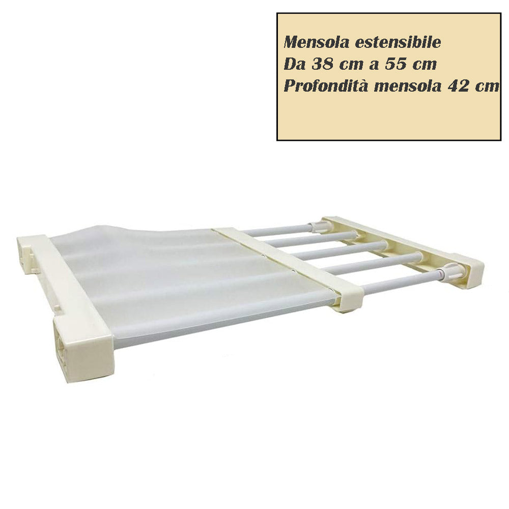 Mensola estensibile per armadio – mobile stand varie dimensioni - ambraled