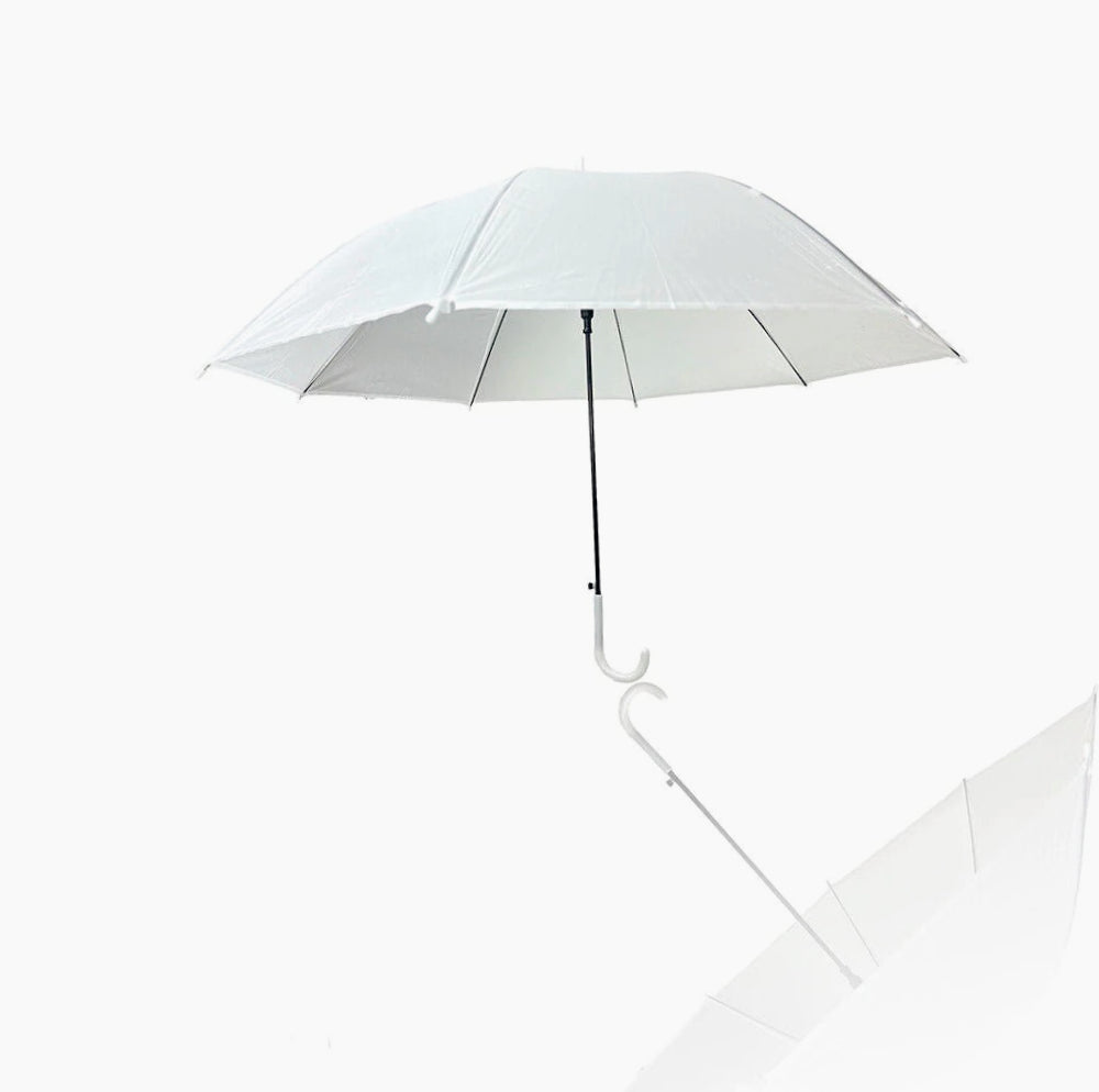 Ombrello bianco latte 8 stecche – apertura automatica per wedding - ambraled