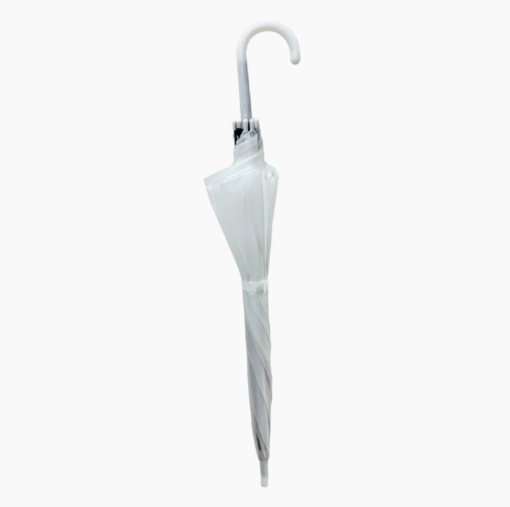 Ombrello bianco latte 8 stecche – apertura automatica per wedding - ambraled
