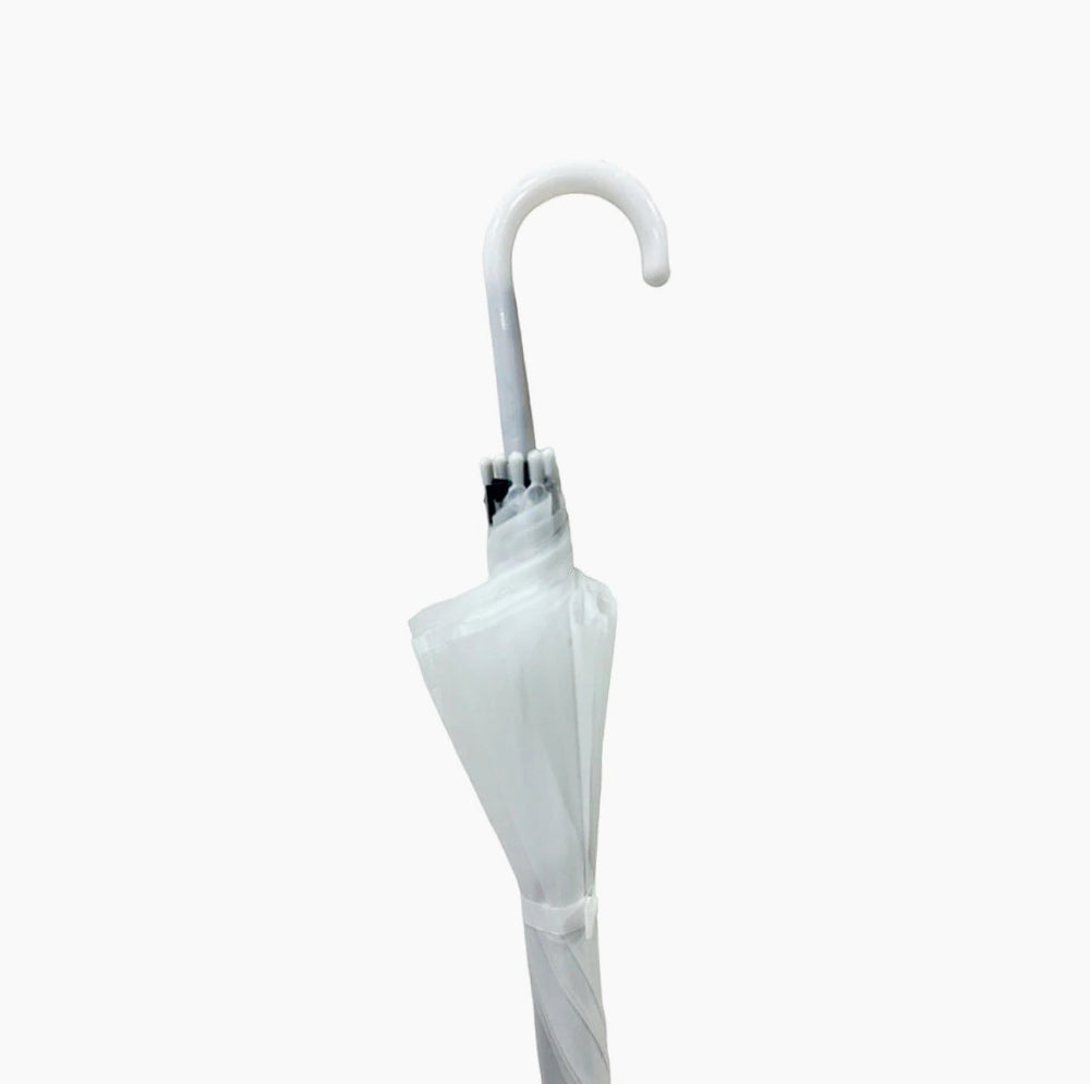Ombrello bianco latte 8 stecche – apertura automatica per wedding - ambraled