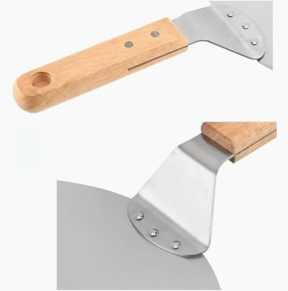 Pala pizza 30,5cm – acciaio e manico legno - ambraled