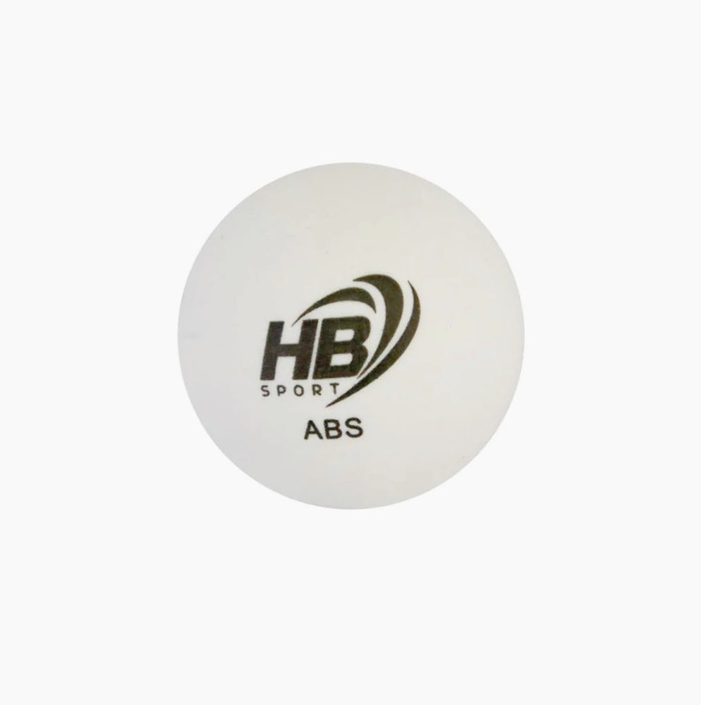 Set di 6 palline da ping pong bianche in ABS rigido – standard competizione - ambraled