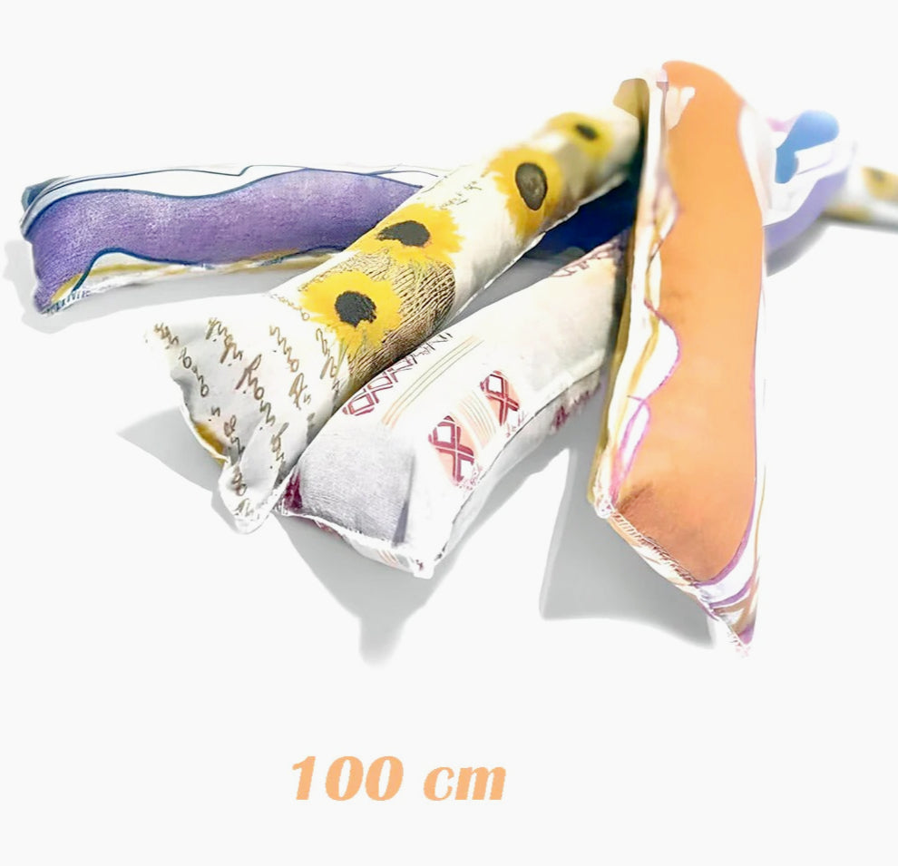 Paraspifferi tessuto 100/140cm – antivento per porte/finestre - ambraled
