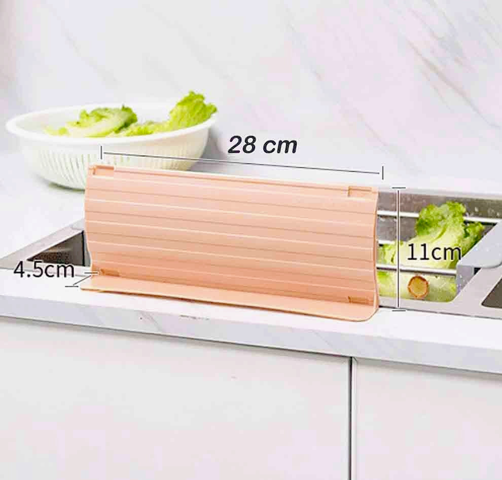Paraspruzzi lavandino cucina – estensibile con ventosa - ambraled