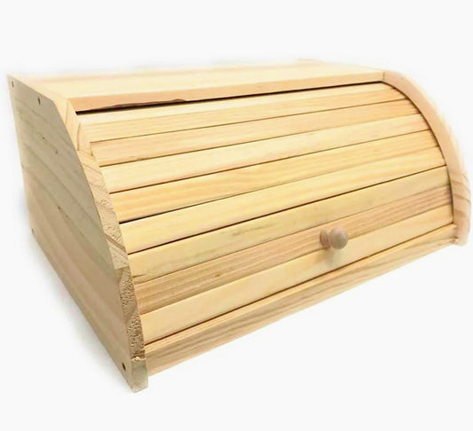 Portapane in legno con chiusura scorrevole – Conserva pane, cornetti e dolci - ambraled