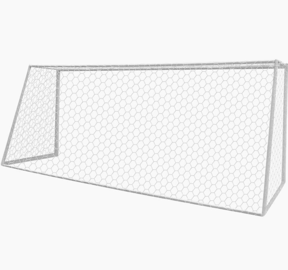 Rete da calcio in nylon per porta – misure 5,5x2,1x2 metri – perfetta come ricambio